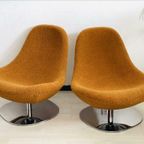 Vintage Ikea Draaifauteuil Tirup Swivel Egg Chair Teddy Prijs Per Stuk! thumbnail 9