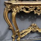 Baroque Style Console With Mirror. thumbnail 4