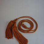 Burnt Orange Baroque Tassel Tie-Backs For Curtains thumbnail 2