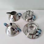 Alessi 2 Persoons Koffieservies Ontworpen Door Michael Graves, 80's 1 thumbnail 16