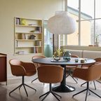 Muuto / Fiber Armchair / Swivel Base / Cognac thumbnail 5