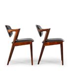 Reupholstered Rosewood Z-chair : No. 42 By Kai Kristiansen 1960s, Set Of 2 thumbnail 5