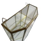 Vintage Mini Serre / Vitrine / Etagere Met Spiegelwand thumbnail 4