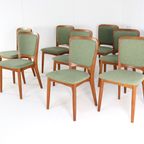 Set 8 Koefoed Hornslet Stoelen Eetkamestoelen 'Gamborg' thumbnail 16