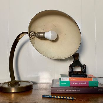 1930 Lamp, Gecos Cosack Brothers. Bureaulamp. Prachtig!