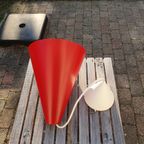 Vintage - Hanglamp - Kegelvorm - Rood - Ikea thumbnail 10