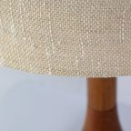 Vintage dyrlund Tafellamp Lamp Xl Hout Deens thumbnail 5