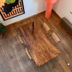 Houten Wabisabi Tafel Uit Suar Hout thumbnail 7