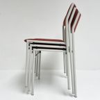 Set Van 4 Stapelbare Stoelen Van Gijs van der Sluis, 1970's thumbnail 10