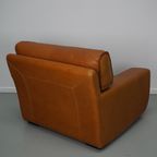 Roche Bobois Clubfauteuil In Tan/Cognac Nekleer thumbnail 2