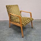 Vintage Fauteuil Geel Groen Jaren 60 Fauteuil thumbnail 3