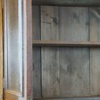 Grote En Praktische Antieke Engelse Mahoniehouten Boekenkast/ Secretaire Uit De 19e Eeuw thumbnail 12