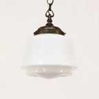 Antieke Opaline Hanglamp thumbnail 2