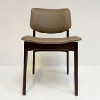 Set Massief Houten Deense Stoelen Met Skaileer, 1970’S thumbnail 8