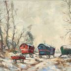 Jean-Jacques Foulon - Woonwagens In De Sneeuw thumbnail 3