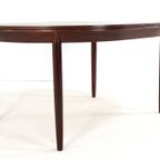 Palissander Ovalen Verlengbare Eettafel Tafel 'trespring' Vintage thumbnail 9
