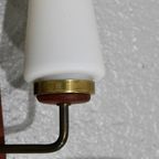 Vintage Wandlamp – Hout, Opaalglas | 01141 thumbnail 5