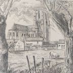 André Hendrikse - Litho - Lissewege thumbnail 3