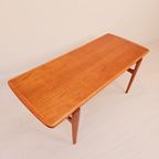 Vintage Scandinavisch Design Salontafel | 1960S | Teak Hout thumbnail 7