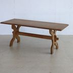 Vintage Eiken Salontafel | Tafel | Jaren 50 | Deens thumbnail 6