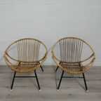 Vintage Rotan Lounge Set | Rohé Noordwolde | Fauteuils thumbnail 8