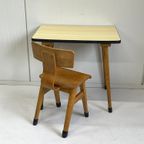 Vintage Schoolsetje Tafel En Stoeltje thumbnail 7