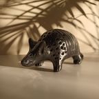 Armadillo. Barro Negro - Dona Rosa. Mexico Oaxaca Keramiek. Vintage '50-'70 thumbnail 8