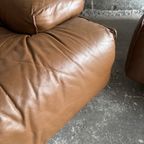 Pair Of 2 Brown Leather Club Brunati Sofa'S thumbnail 10