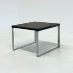 Vintage Salontafel Peter Draenert, Leisteen + Chrome, Grijs + Zilver- 2 Stuks thumbnail 11