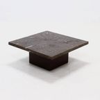 Rare Fossil Stone Coffee Table By Metaform 1970S thumbnail 2