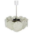 Vintage Frosted Ice Hanglamp Lamp 'medebach' thumbnail 2