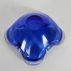 Murano - Murano Sommerso - Asbak - Schaal - Cobalt Blauw - 1960's thumbnail 5