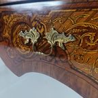 Louis Xv Dubbelzijdig Mahonie En Palissander Plat Bureau thumbnail 6