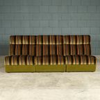 Vintage Modulaire Hoekbank – Velours – Jaren 70 thumbnail 8