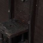 Geweldige Antieke Engelse Draaibare Barrel Leg Bird Cage Tilt Top Table Uit De 18e Eeuw thumbnail 9