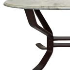 Vintage Salontafel Marmer Hout Minimalist Design Zweden thumbnail 25