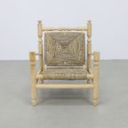 Vintage Fauteuil Low Rope Chair 1970 thumbnail 4