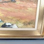 Nicole Le Guen - Schilderij - Landschap In Frankrijk thumbnail 4