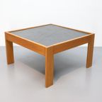 Vintage Salontafel | Leisteen | Eiken Frame thumbnail 2