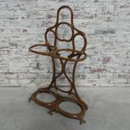 Art Nouveau, Gietijzeren Paraplustandaard Fonderie Corneau Alfred thumbnail 2