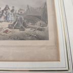 Clerman - Lithografie - Scheveningen Ca. 1830 thumbnail 2