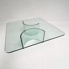 Moderne Italiaanse Glazen Salontafel, 1970'S thumbnail 2