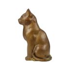 Vintage Katten Beeld Brons Sculptuur Poes Decoratief 24cm thumbnail 9