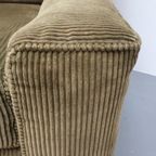 Artifort Vintage Bank 2Zits Groen Velours Ribstof thumbnail 12
