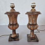 2 Marmeren Urnvormige Tafel Lampen Klassiek thumbnail 4