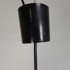Vintage Hanglamp Met Chromen Cilinder En Glazen Bol thumbnail 5