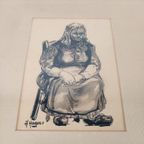 Albert Hagers - Tekening / Aquarel thumbnail 3