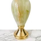 Vintage Italiaanse Onyx Vaas Gouden Setting thumbnail 4