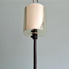 Duo Of Space Age-lampen In Messing En Getextureerd Glas, 197 thumbnail 8