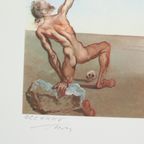 Offset Litho Naar Salvator Dali De Bekoring Van Sint-Antonius Bfk Rives thumbnail 6